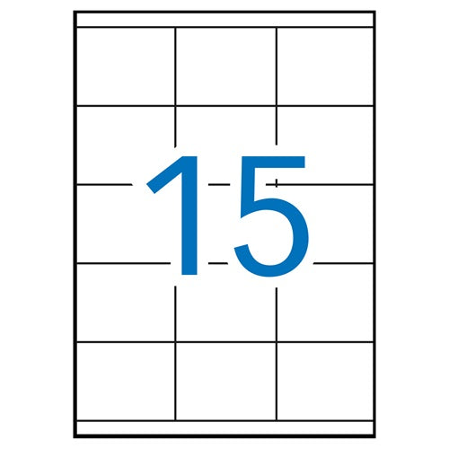 Klika - laser A4 labels 70x50.8 mm 1500