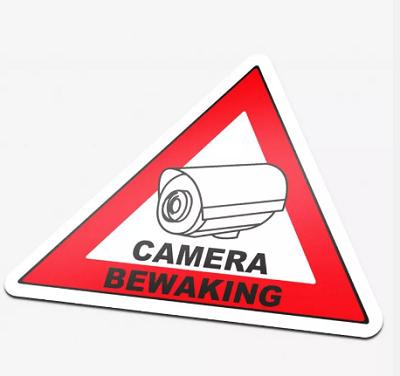 Klika - Icon Camera Surveillance triangle 86x63