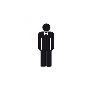 Klika - Pictogram Toilet Heren