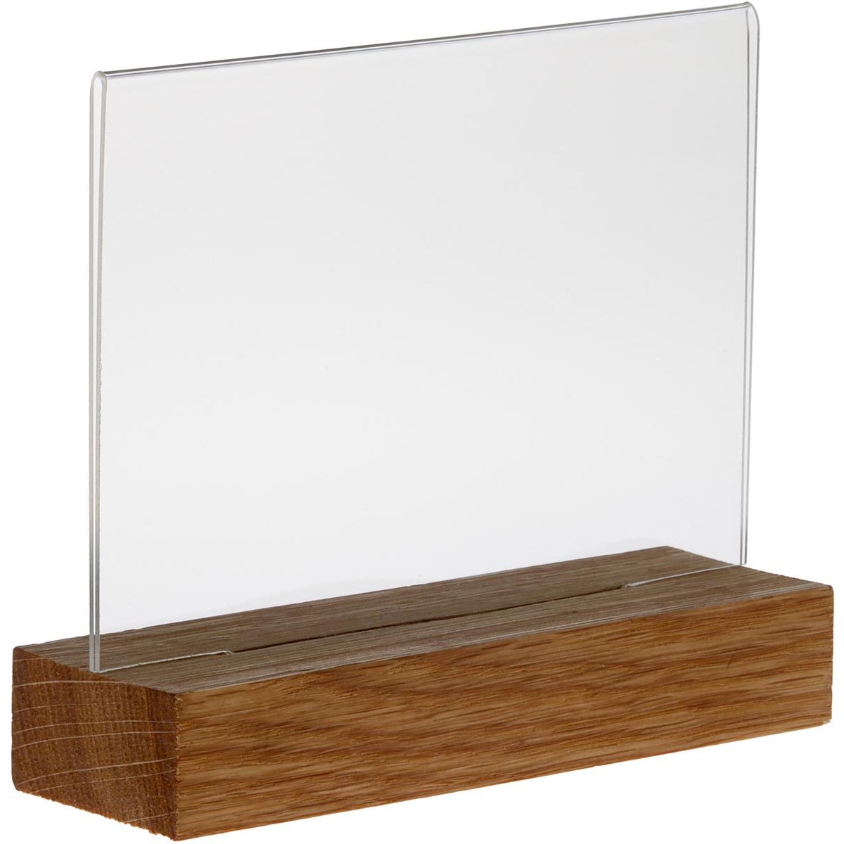 Europel - pel folderhouder , met houten T-voet, ft A6, liggend
