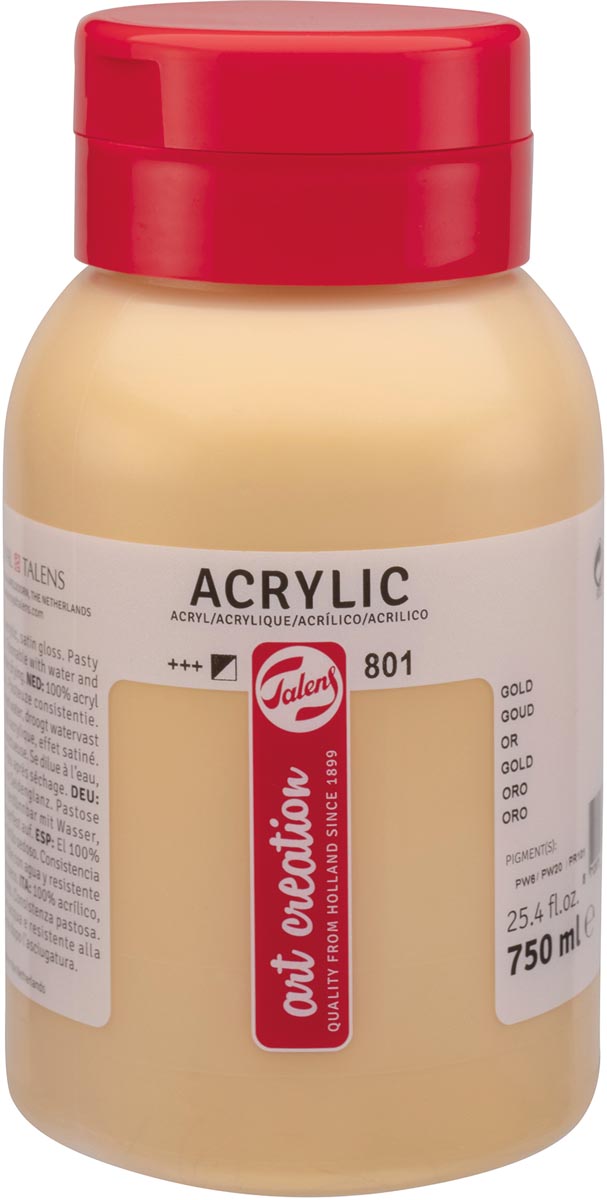 Talens - Art Creation acrylverf flacon van 750 ml, goud