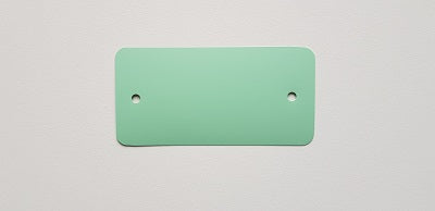 Klika - Etichette in PVC 54x108 mm verde pastello 2 fori