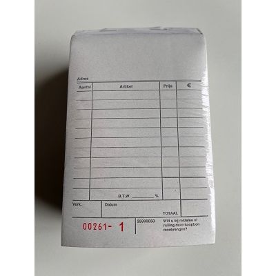 Klika - Quittungsheft neutral bedruckt 10x15 cm