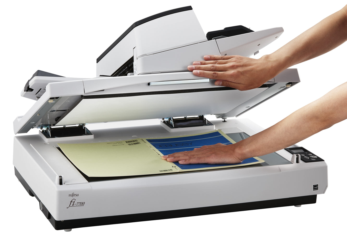 Ricoh - fi-7700 Flatbed-/ADF-scanner 600 x 600 DPI A3 Zwart, Wit
