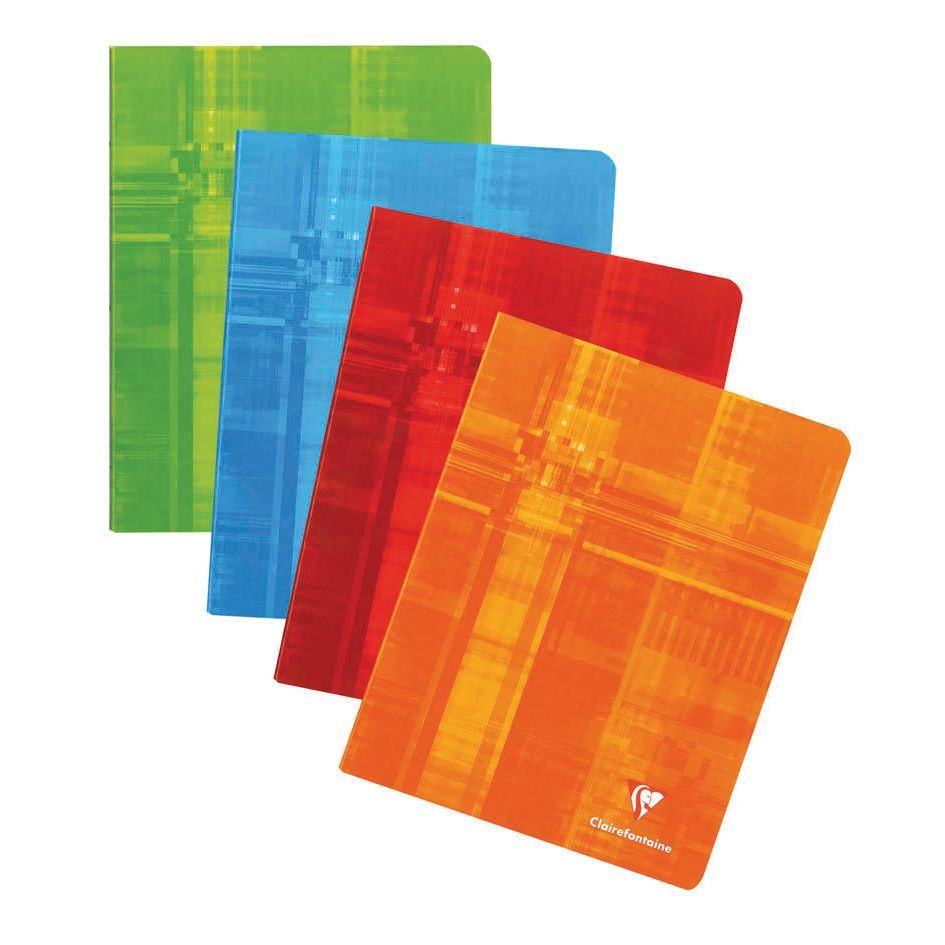 Clairefontaine - taccuino ft 16,5 x 21 cm, 72 pagine, a quadretti 10 mm, senza margine