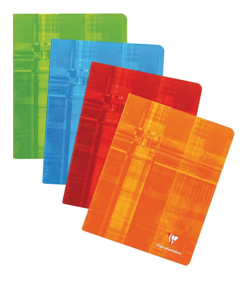 Clairefontaine – Notizbuch ft 16,5 x 21 cm, 72 Seiten, kariert 10 mm, ohne Rand