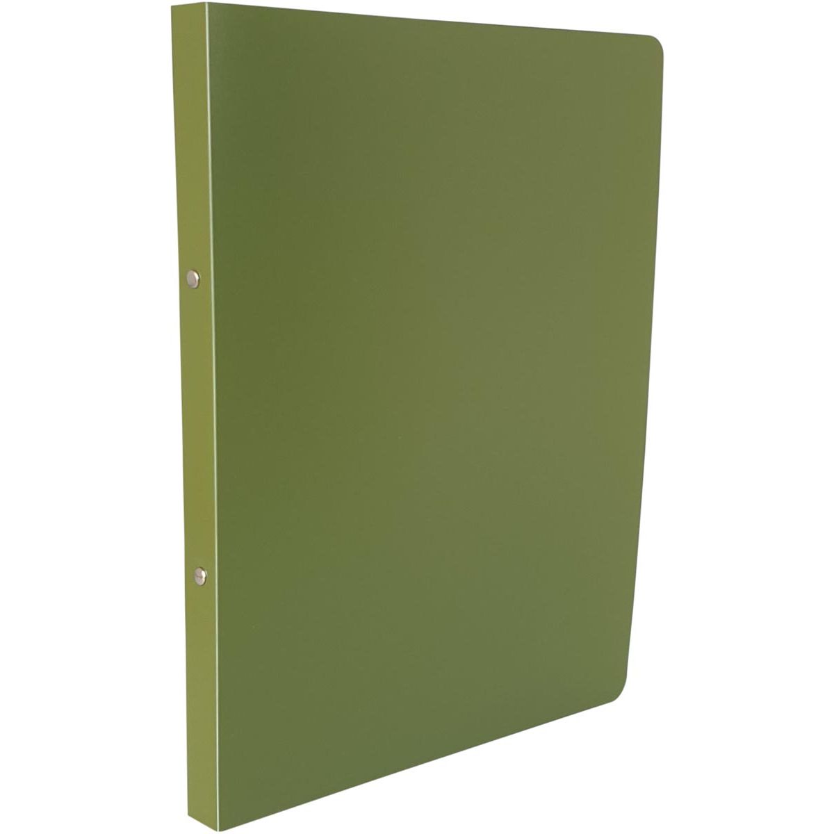 Bronyl - Nature ringmap, voor ft A4, uit PP, 2 ringen van 16 mm, kaki groen