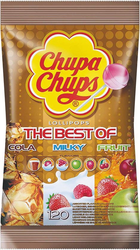 Chupa Chups - lollipops, The Best Of, pack of 120 pieces