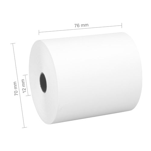 Klika - Kassa/printerrol 76x70x12 wit
