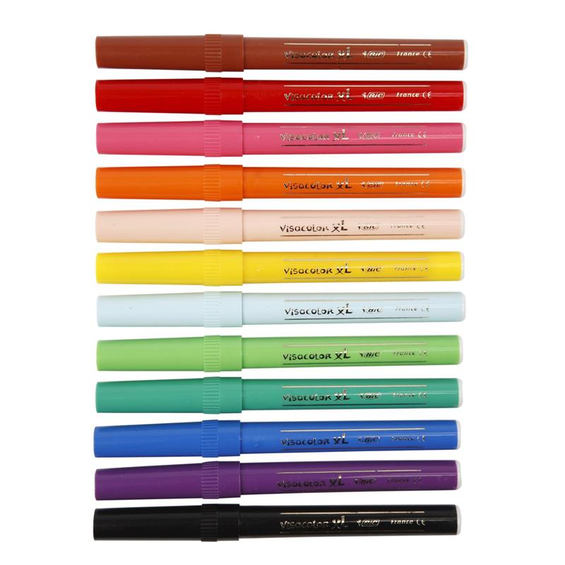 BIC - Kids viltstift Visacolor XL, blister van 12 stuks