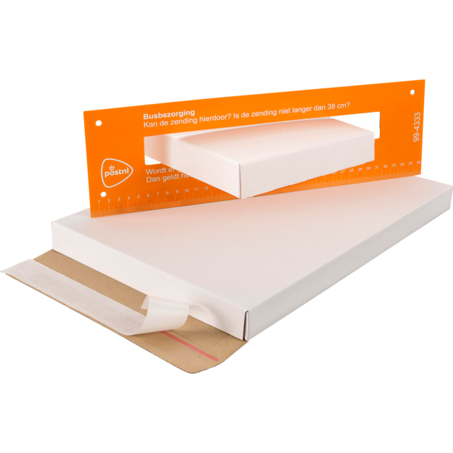 Klika - Caja de envío con tira, pies 350 x 250 x 28 mm (A4+)