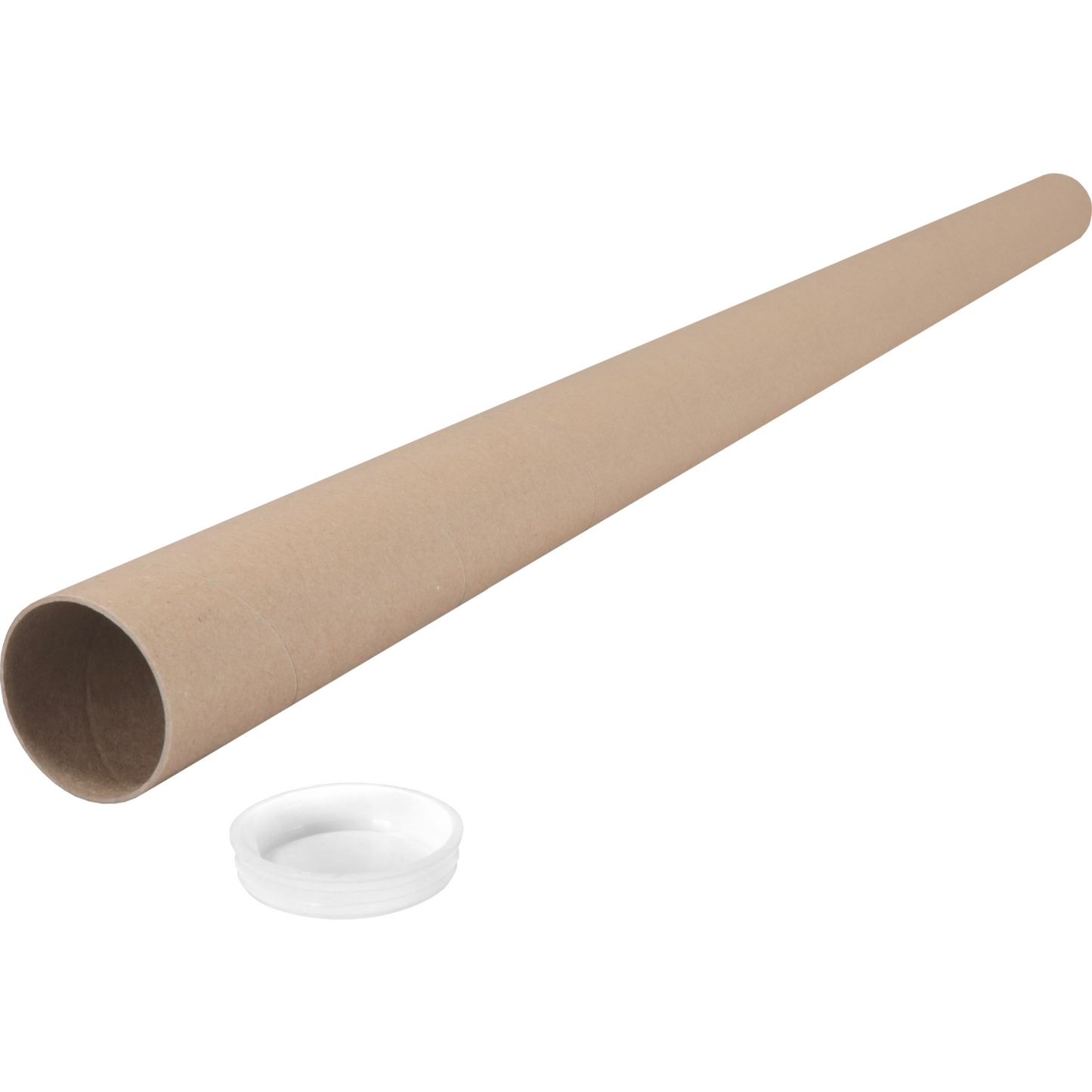 SendProof - Koker | Karton | met dop | rond | Ø 50mm | 1000mm | bruin | 52 stuks