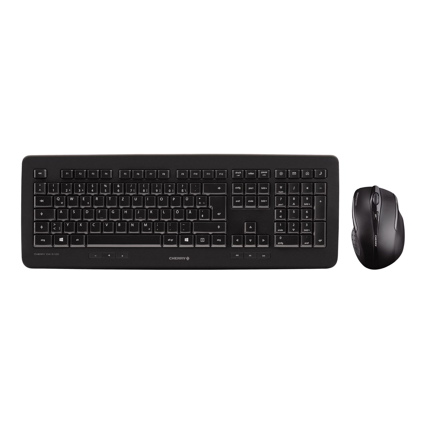 CHERRY - DW 5100 toetsenbord Inclusief muis Universeel RF Draadloos Amerikaans Engels Zwart