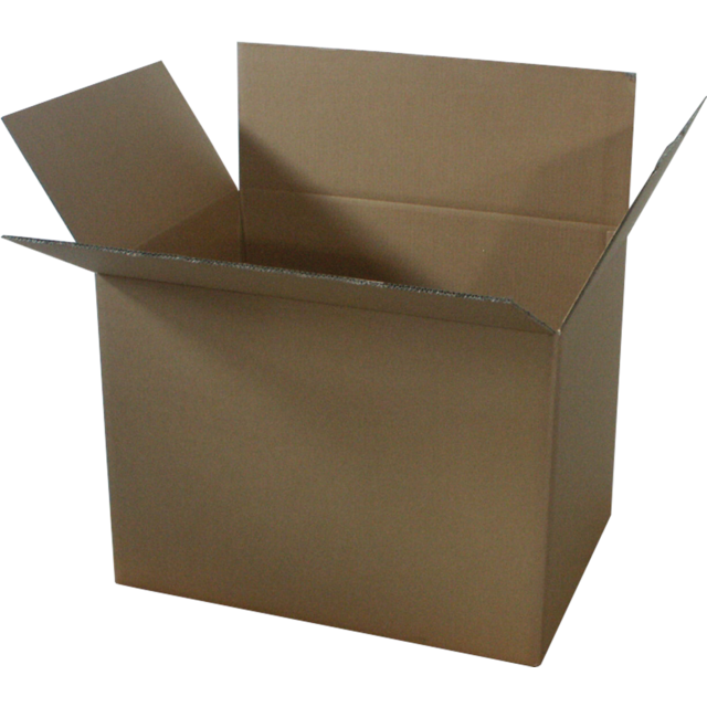 Klika - Caja plegable americana | cartón ondulado | 1000x600x500mm | doble onda | marrón | 1 pieza