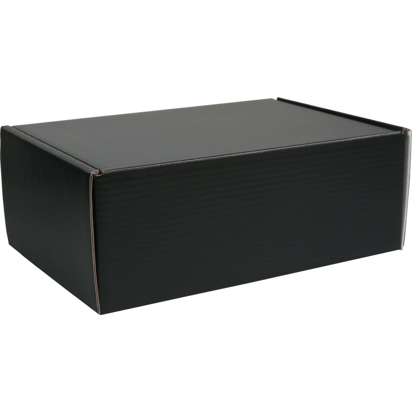 Klika - Postal parcel box | corrugated cardboard | 335x218x123mm | black | 25 pieces