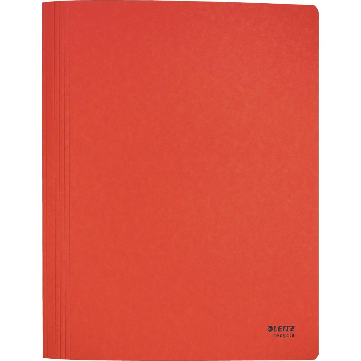 Leitz - Carpeta de presupuestos de reciclaje, de cartón, tamaño A4, roja