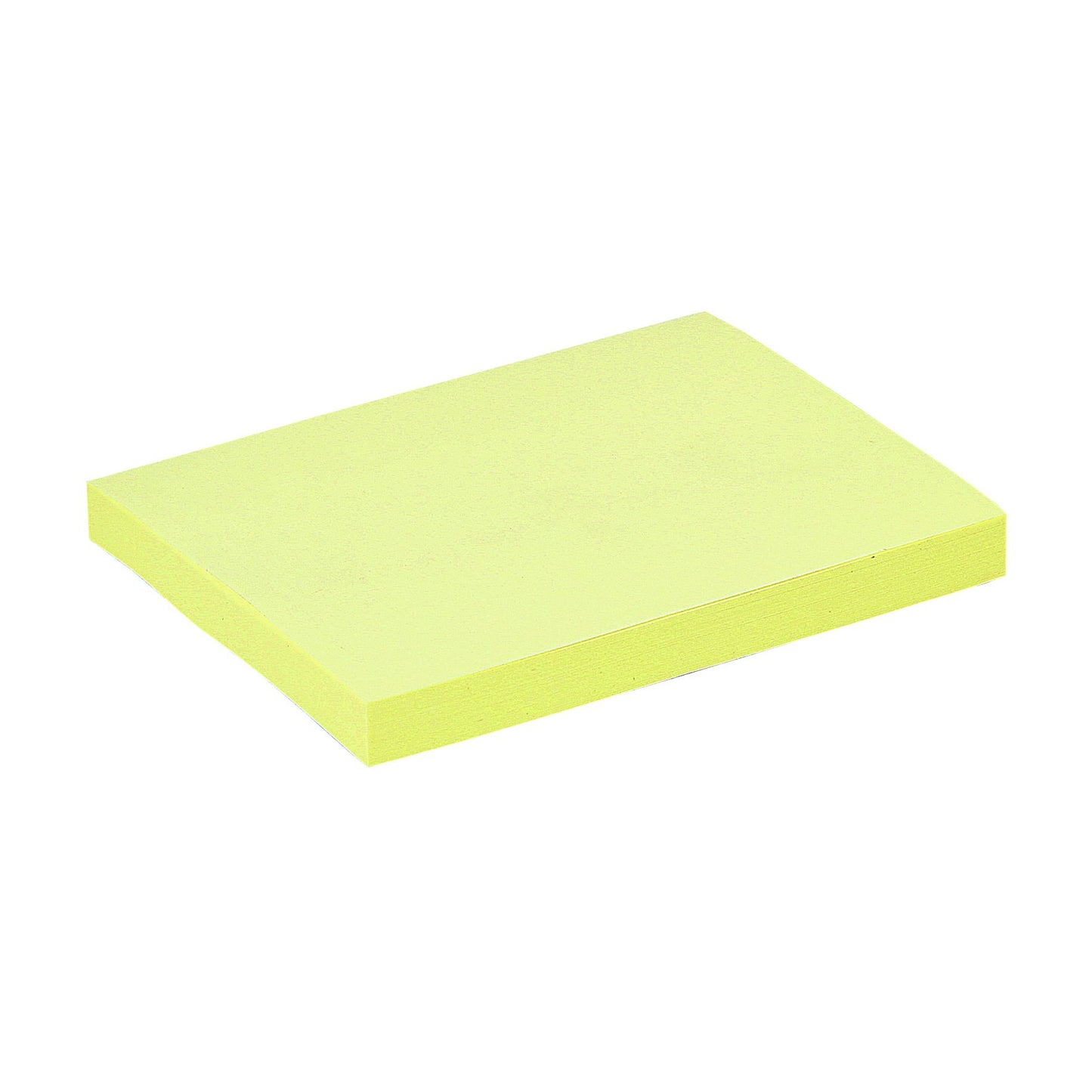 Quantore - Bloc-notes 76x101mm jaune 100 feuilles | 6 pièces