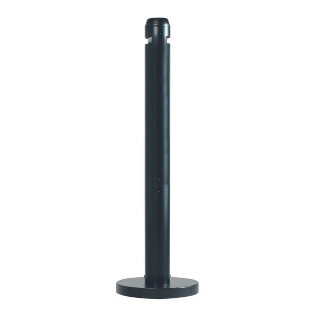 Prodotti commerciali Rubbermaid - Posacenere per fumatori a palo freestanding nero