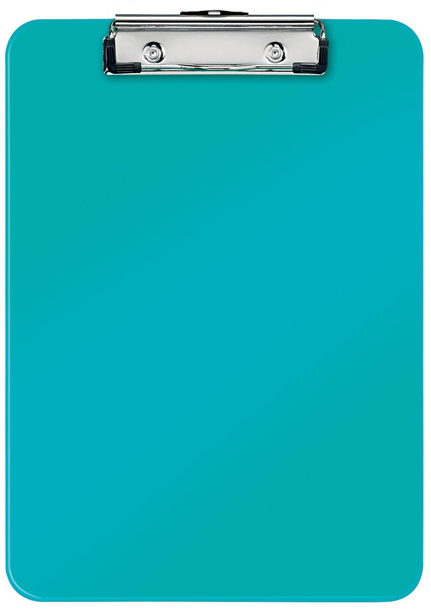 Leitz - WOW klemplaat, ft A4, ijsblauw