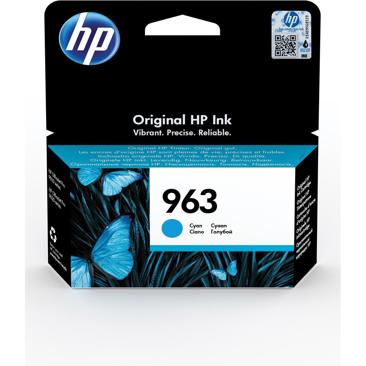 HP - ink cartridge 963, 700 pages, OEM 3JA23AE, cyan