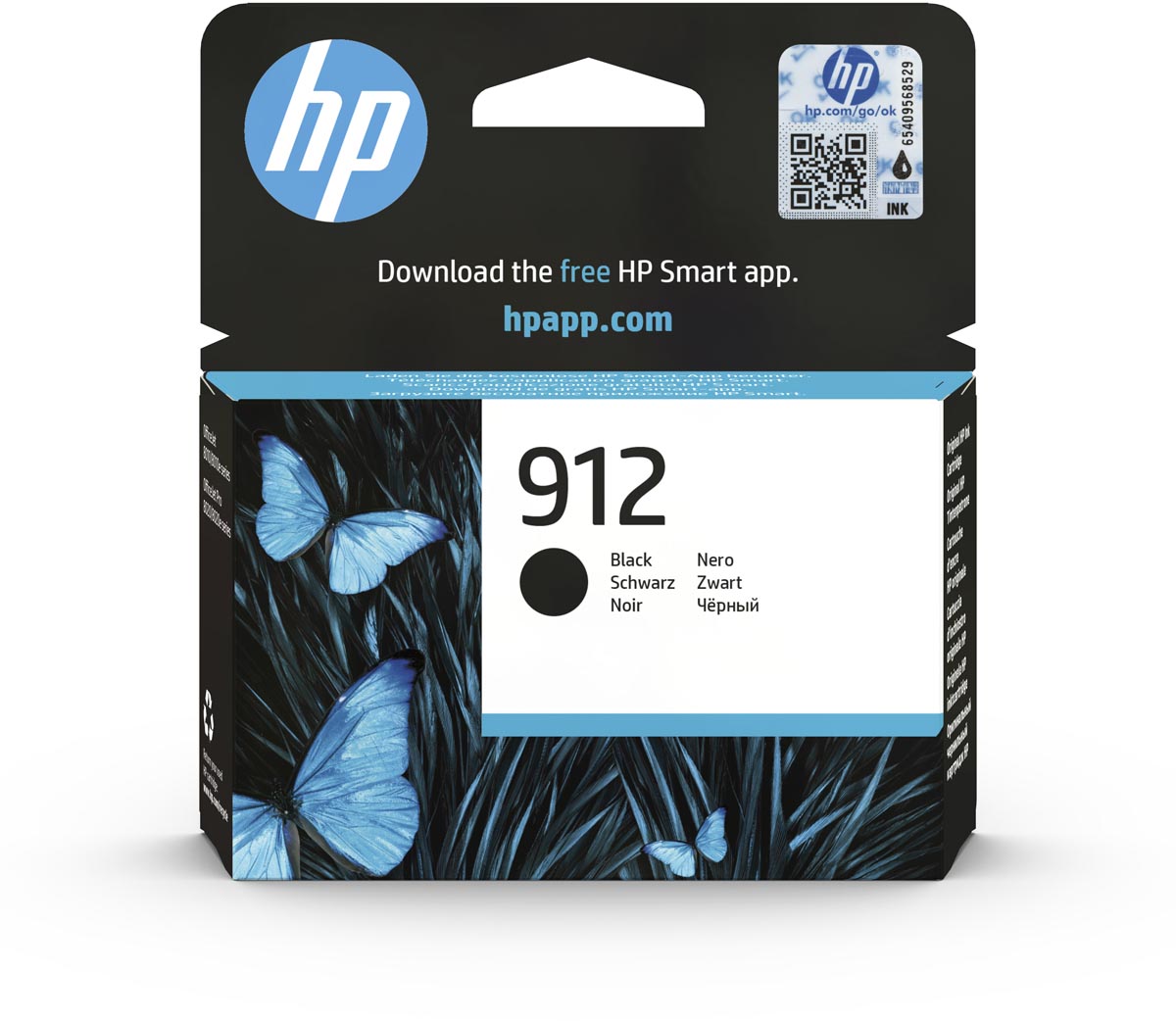 HP - inktcartridge 912, 300 pagina's, OEM 3YL80AE, zwart