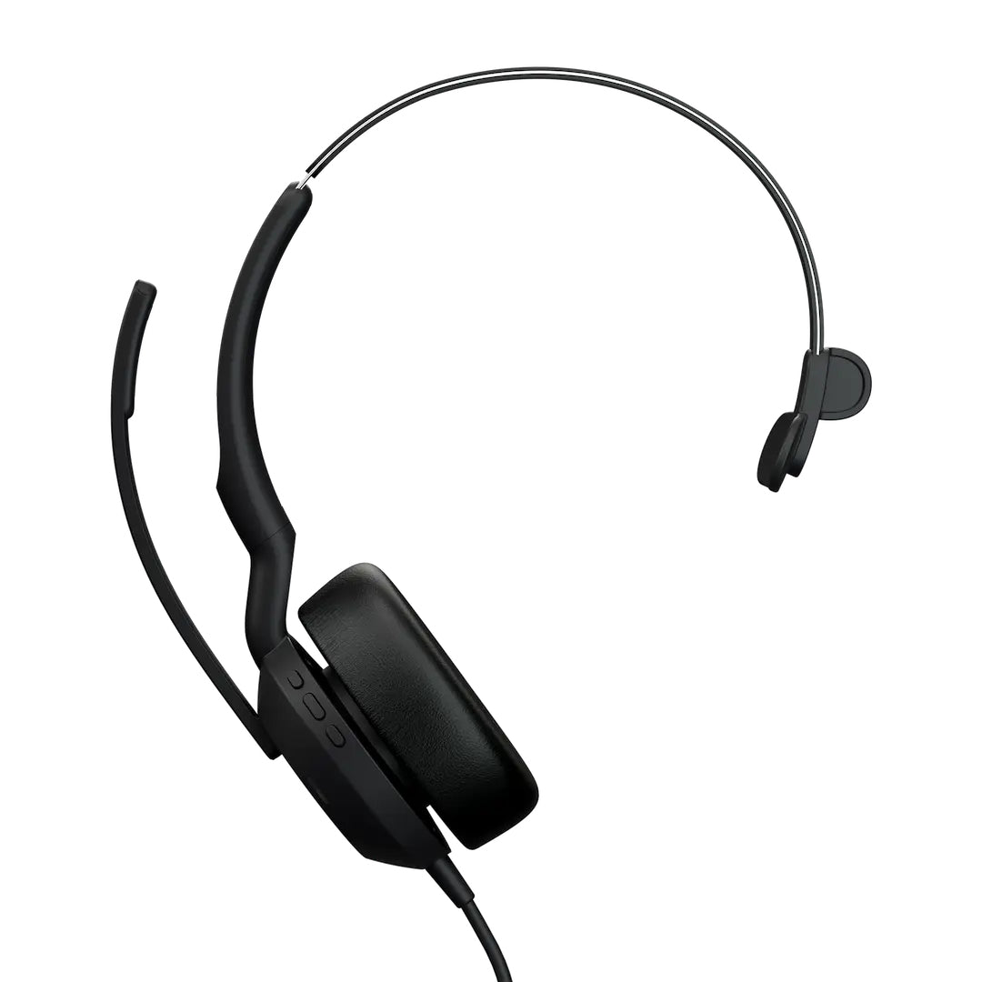 JABRA - Evolve2 50 Headset Bedraad Hoofdband Kantoor/callcenter USB Type-C / USB Type-A Bluetooth Zwart