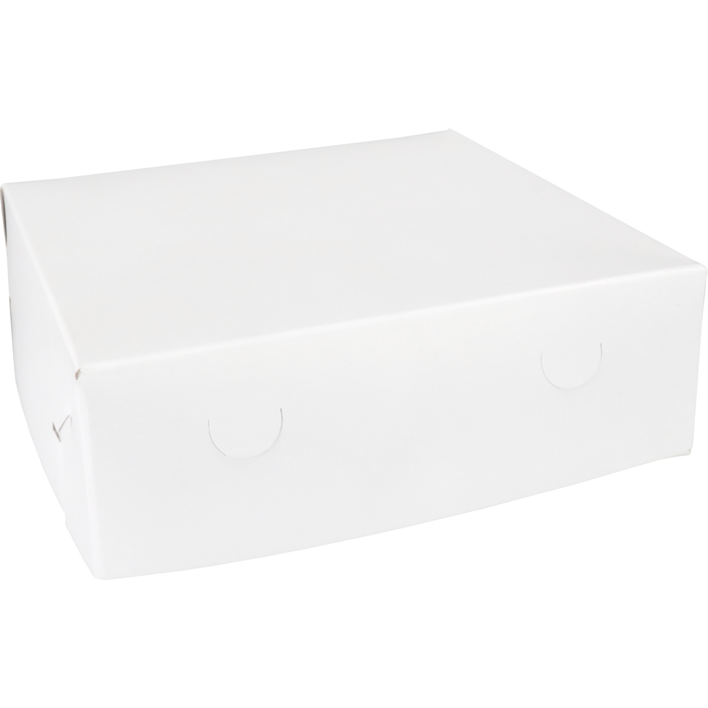 Klika - Gebaksdoos Zwanenhalsdoos | karton | 25x25x8cm | duplex | wit | 100 stuks