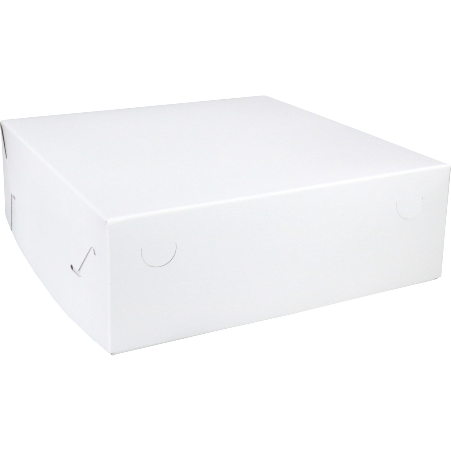 Klika - Cuello de cisne / caja de envío | cartón | 30x30x10cm | dúplex | blanco | 50 piezas