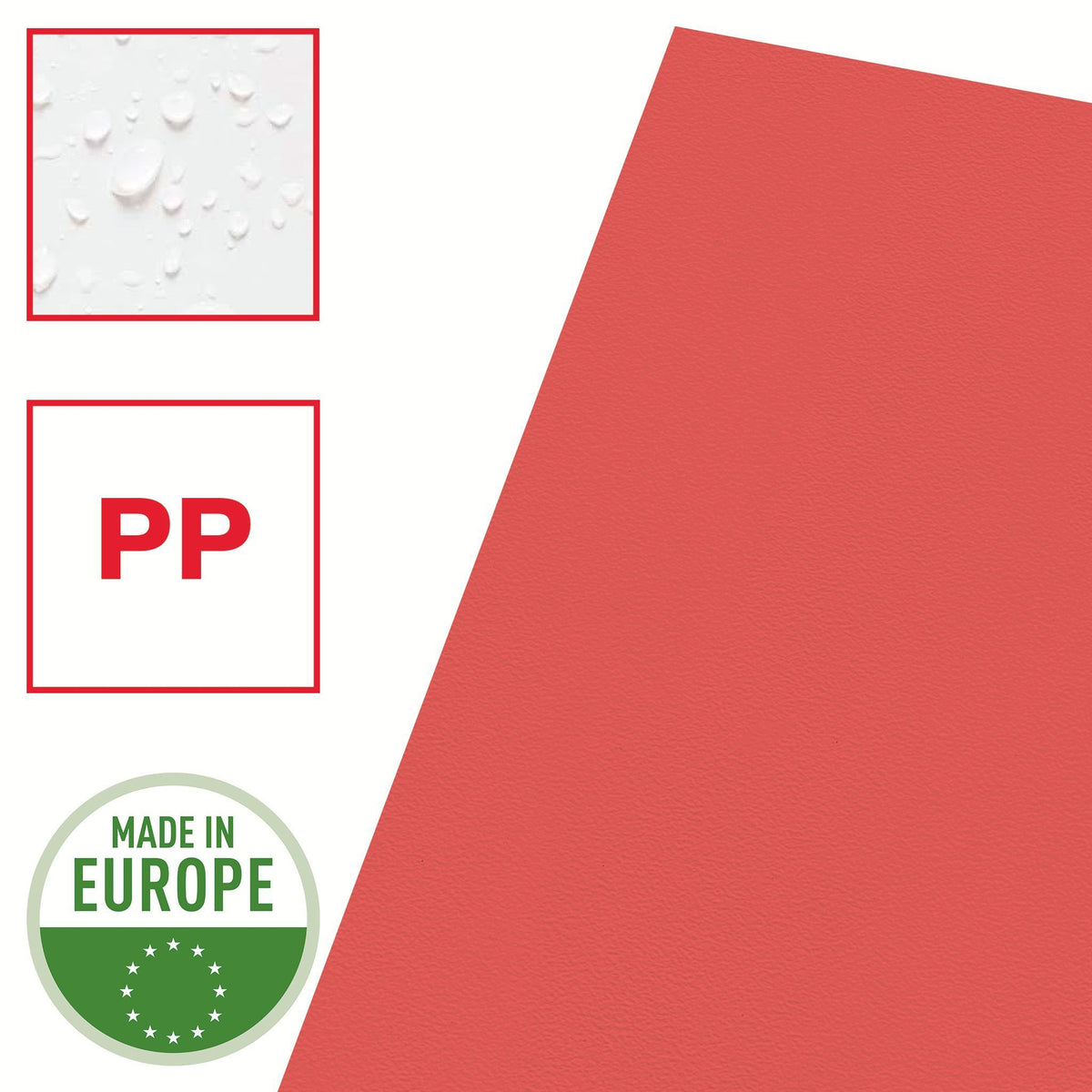 Esselte - L-map standaard a4 0.11mm pp rood