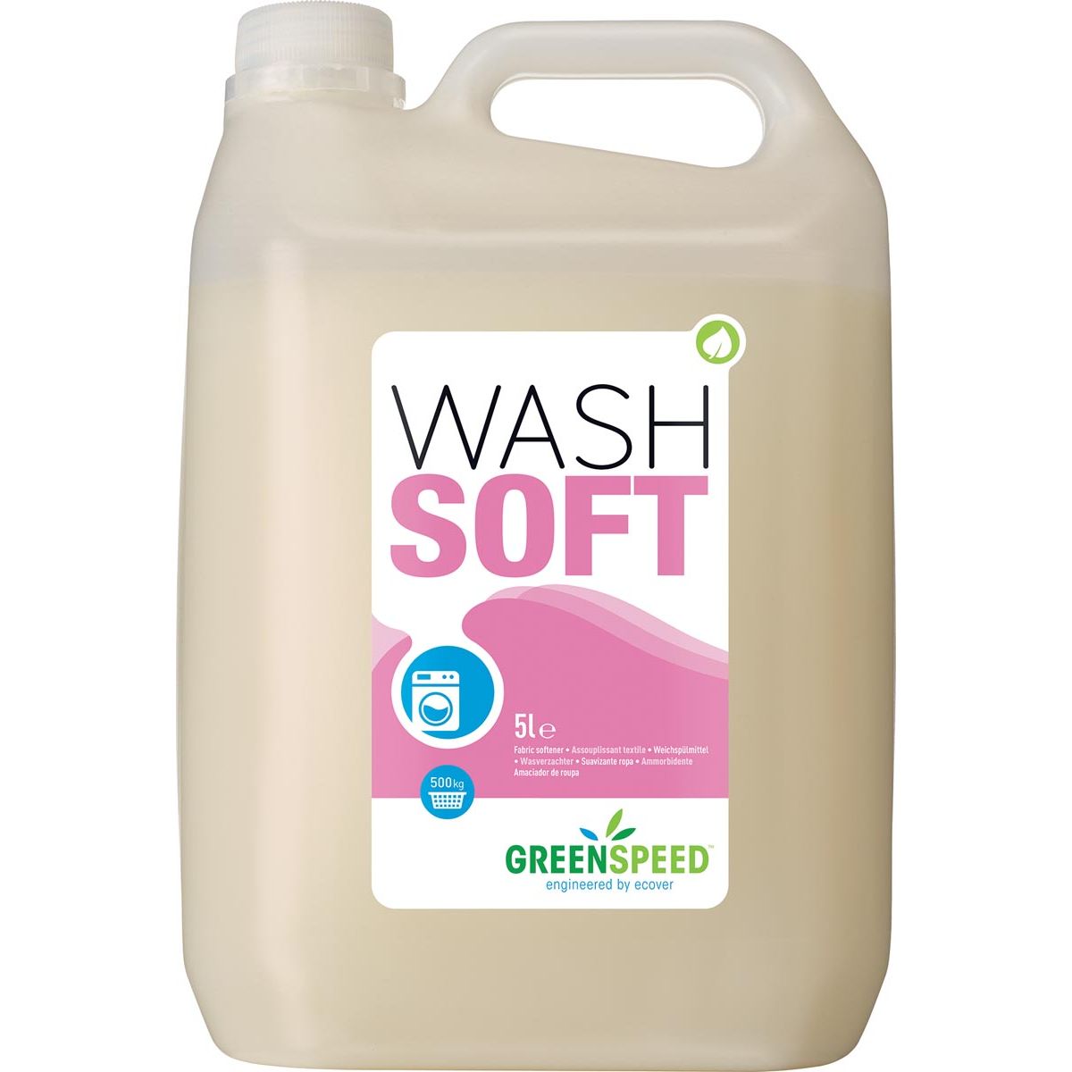 Greenspeed - wasverzachter Wash Soft, 166 wasbeurten, flacon van 5 liter