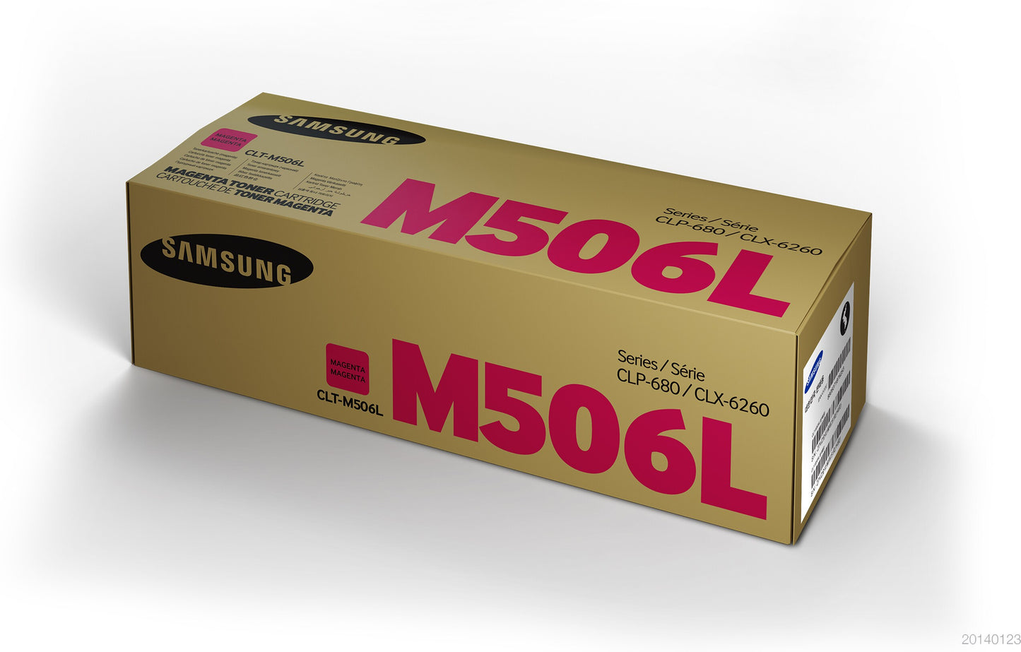 Samsung - Toner cartridge sam/hp clt-m506l red