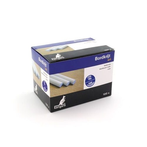 Klika - Pastelli per lavagna bianchi senza polvere 100 pezzi