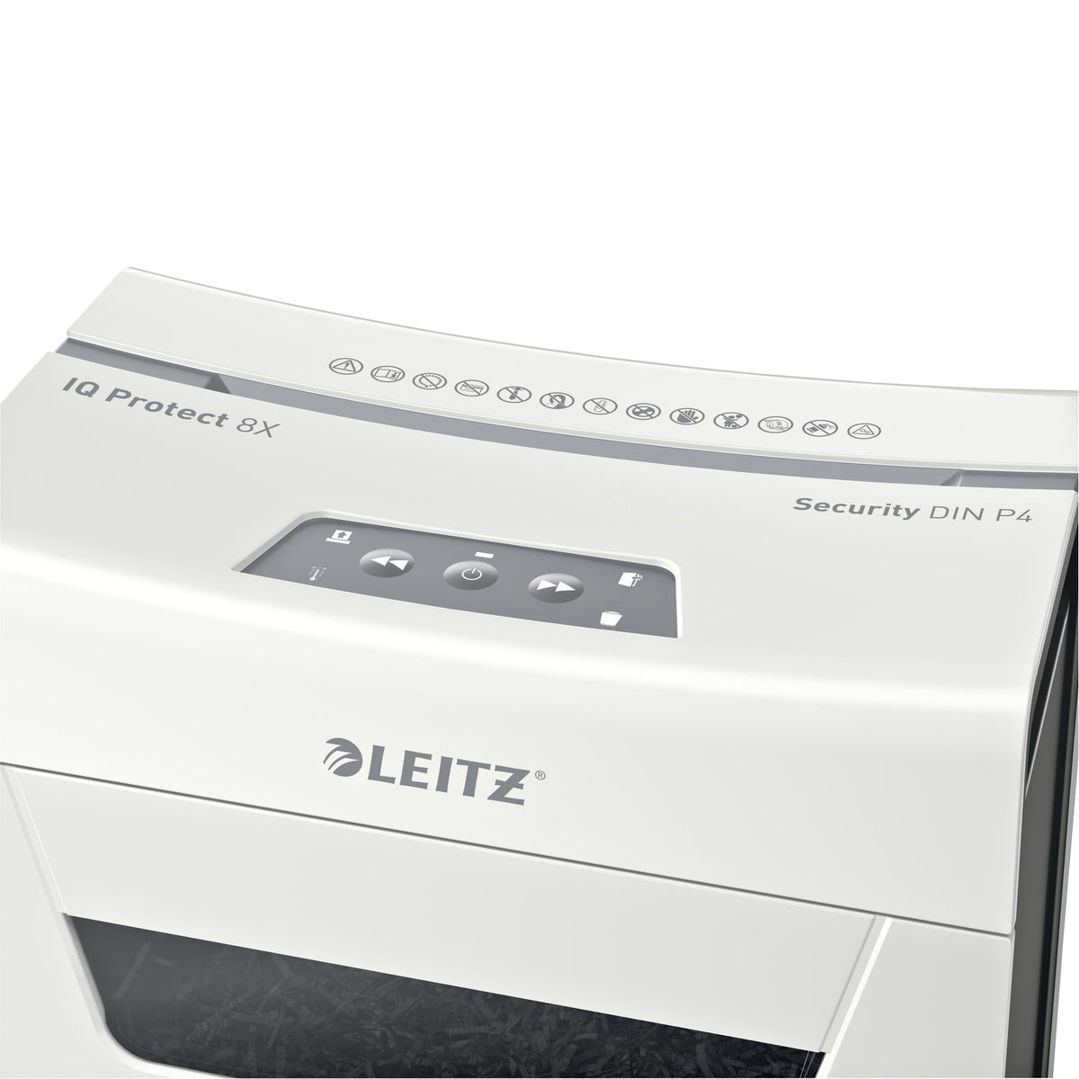 Leitz - 80910000 papiervernietiger 55 dB Grijs, Wit