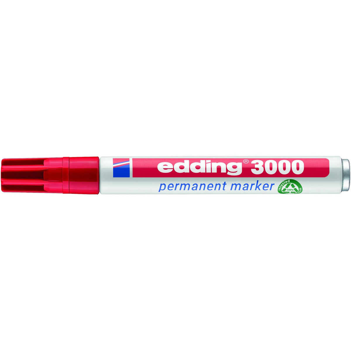 Edding - Viltstift 3000 rond 1.5-3mm rood | 10 stuks