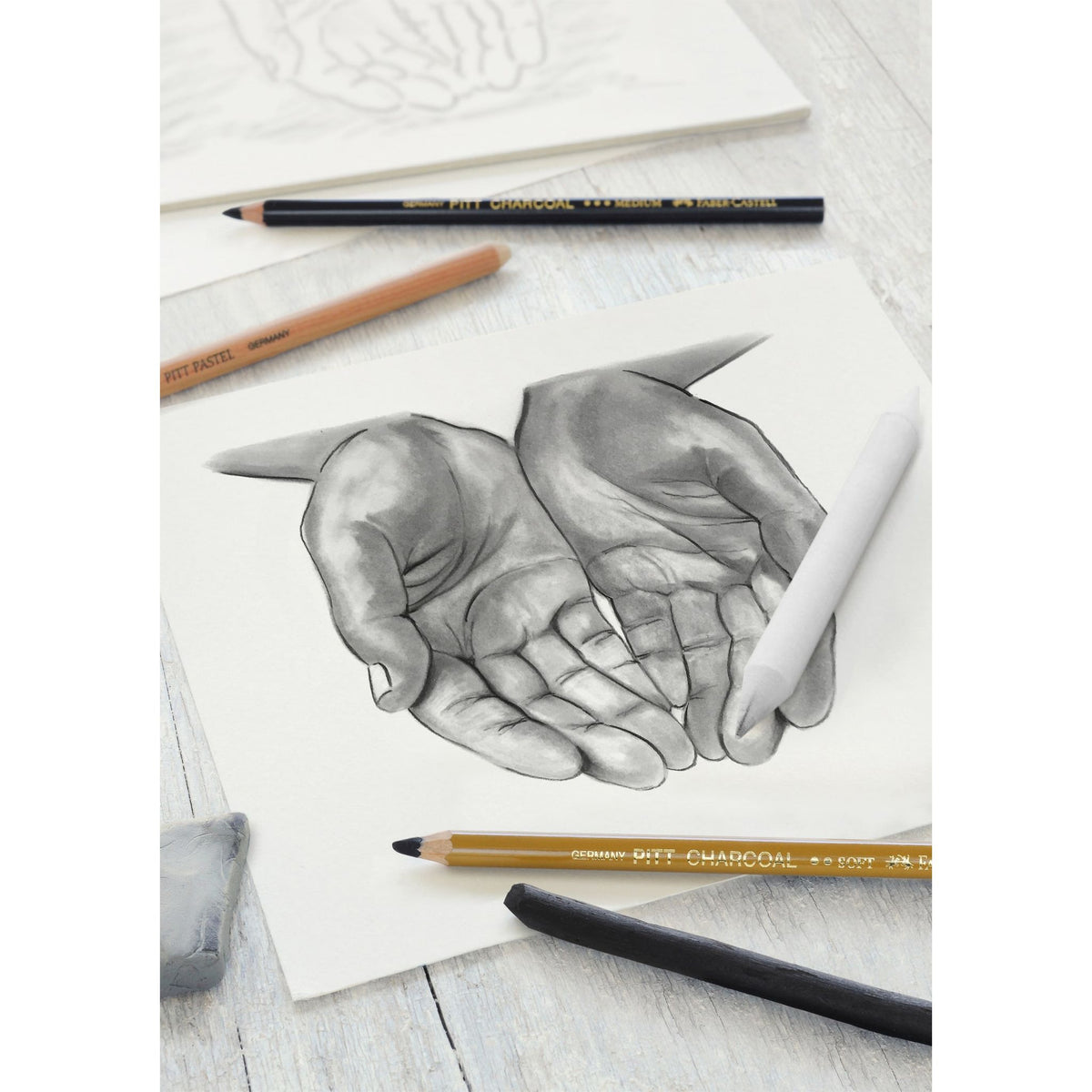 Faber Castell - Houtskool faber-castell 7-delig | 66 stuks