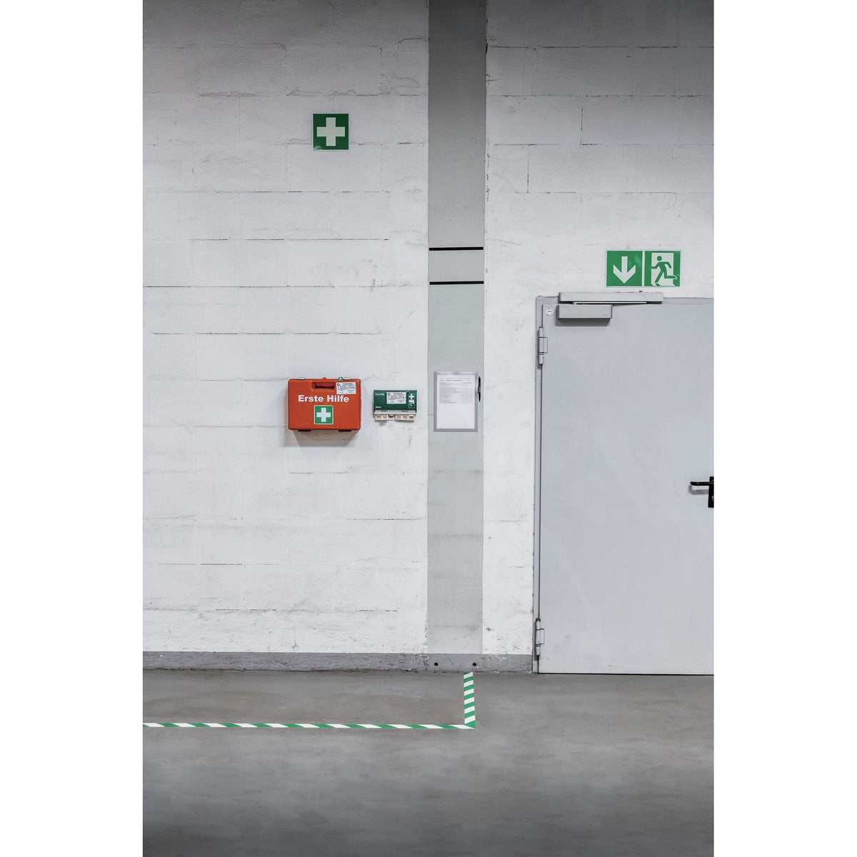 Durable - Vloermarkeringse duraline 50mmx30m groen wit