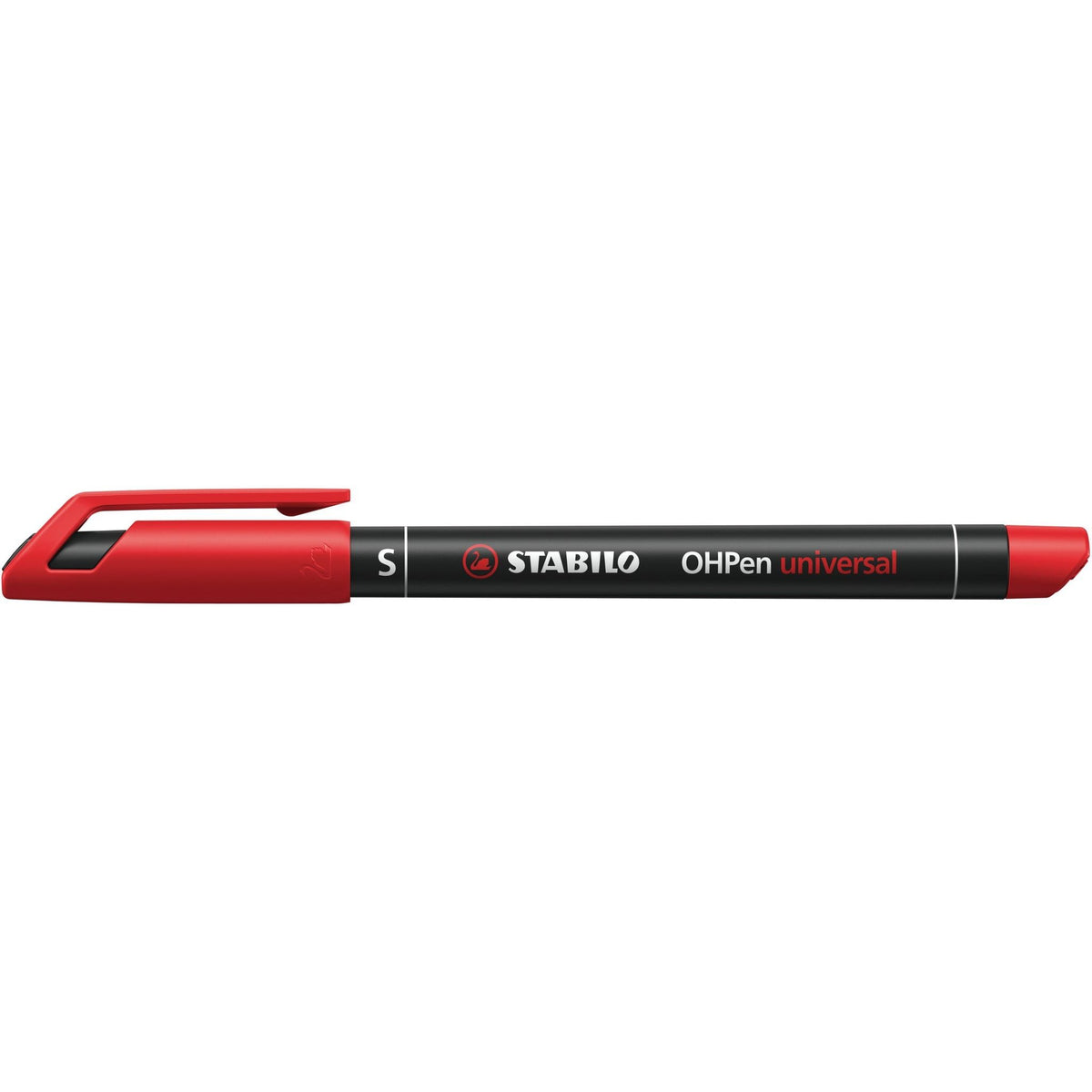 Stabilo - OHPen, permanent marker, superfine 0.4 mm, rood, per stuk