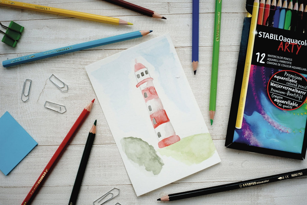 Stabilo - Kleurpotlood 1624 aquacolor arty 24st ass | 6 stuks