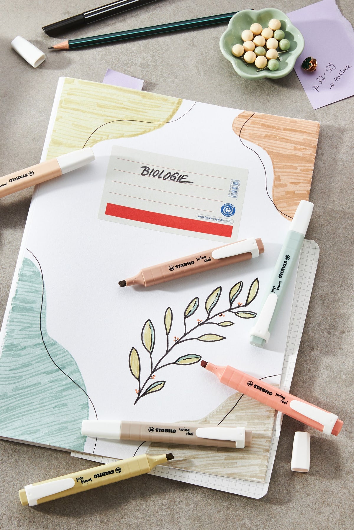 Stabilo - Markeerstift swing cool nature beige | 10 stuks