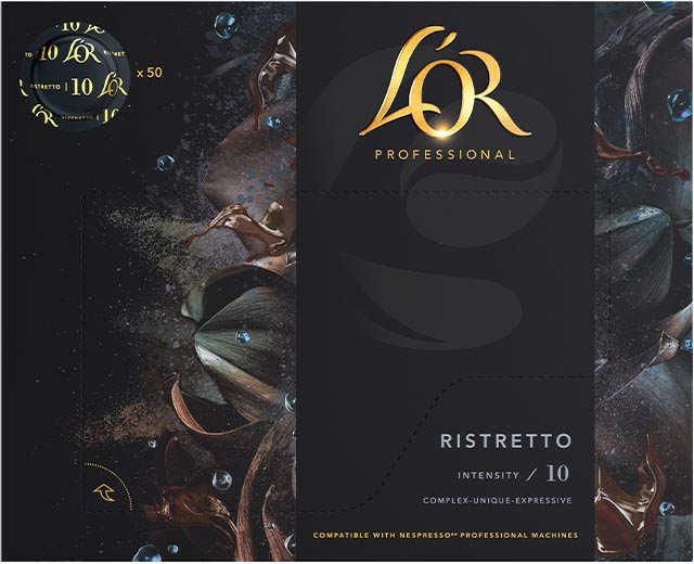 Douwe Egberts - professional discs Intensity 10, Ristretto, pak van 50 discs