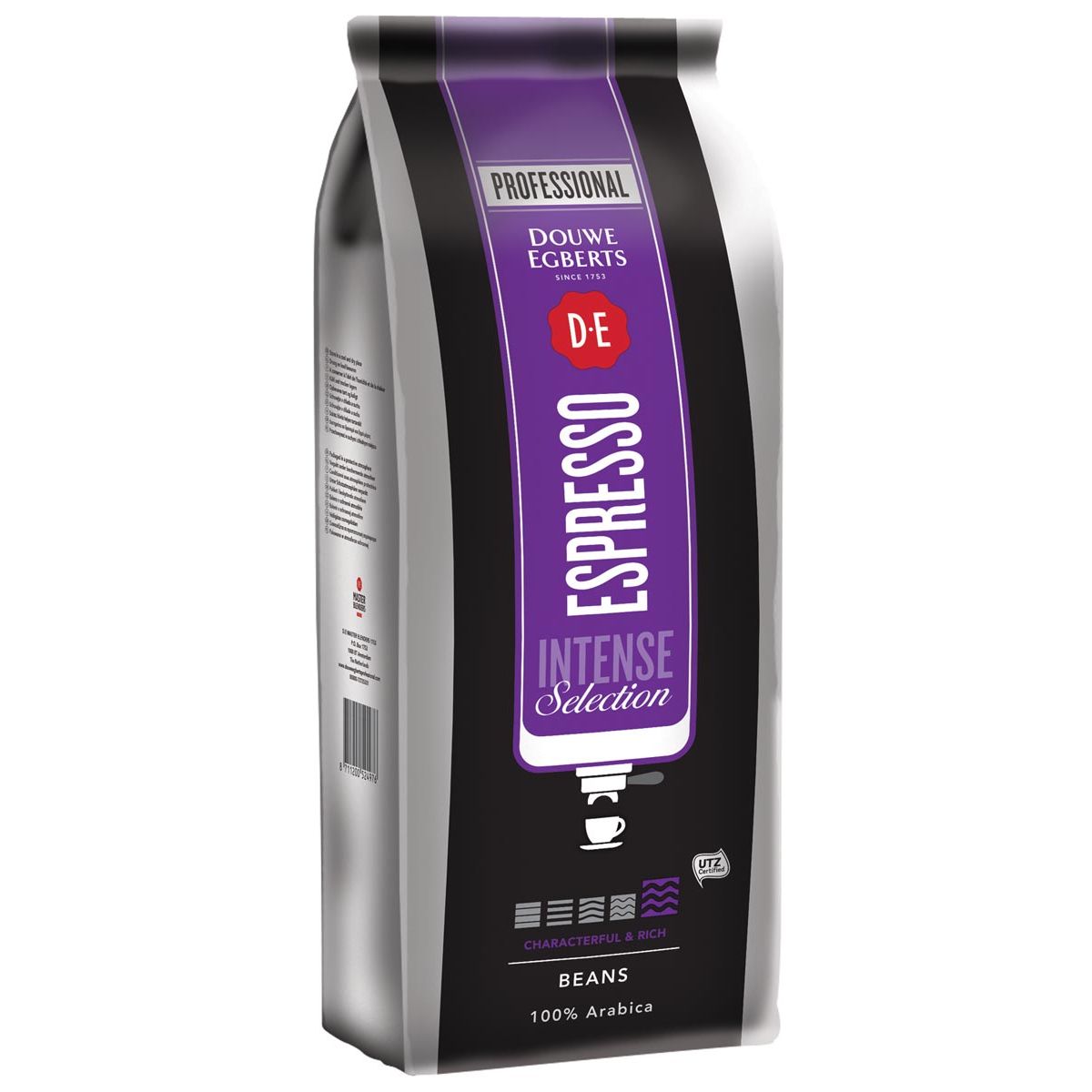 Douwe Egberts - Kaffeebohnen, Espresso Intense, Packung mit 1 kg