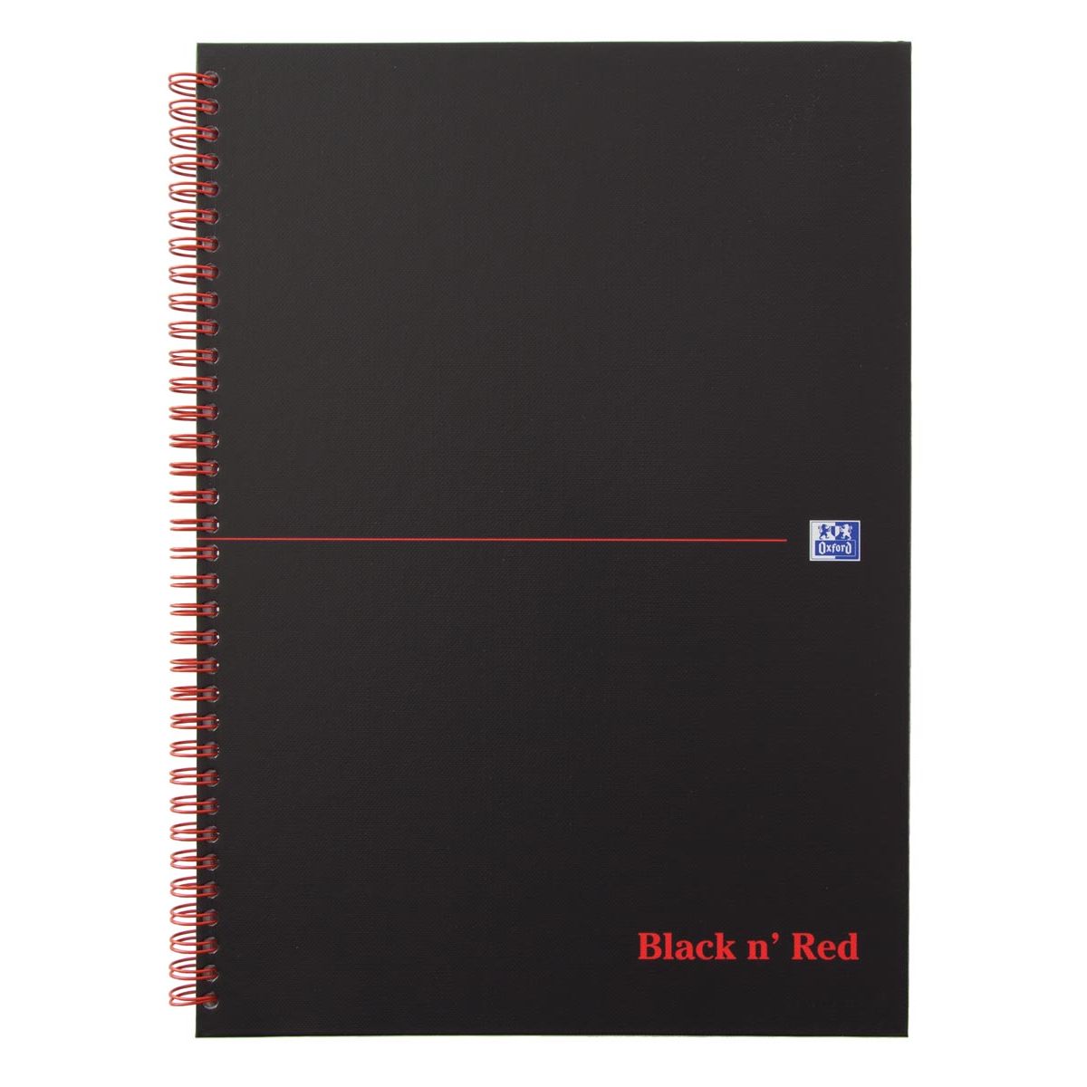 Oxford - Notizbuch Black n' Red A4 70v Diamant 5mm