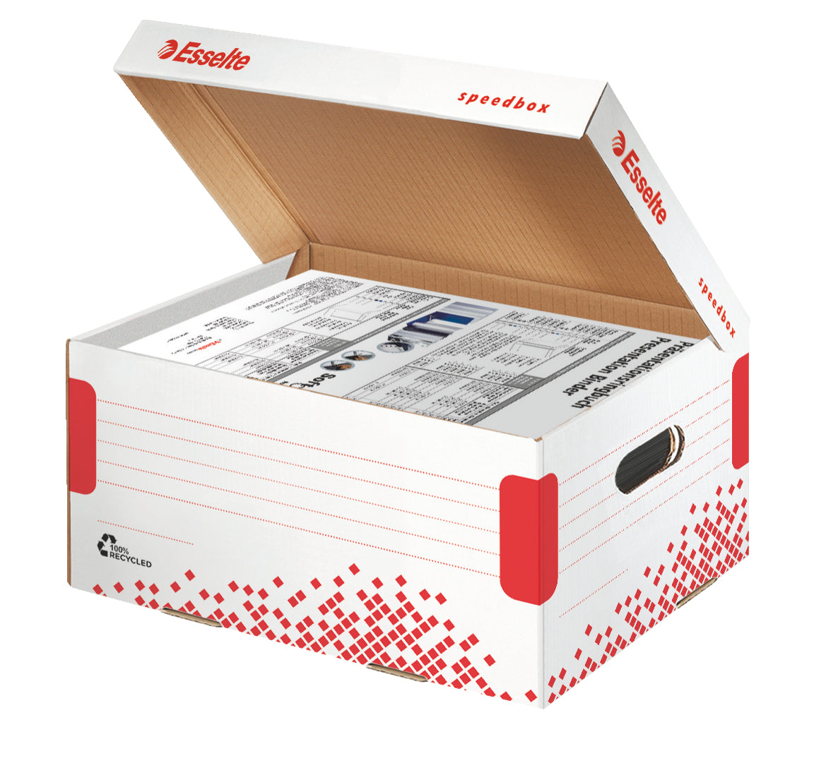 Esselte - Opberg transportdoos 355x193x252mm | 15 stuks