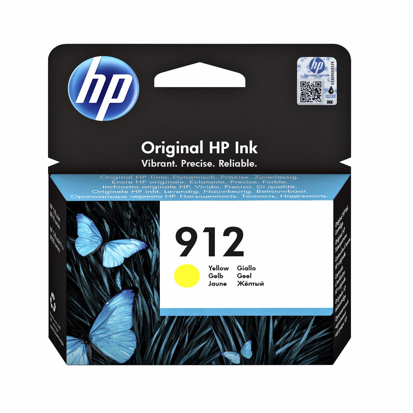 HP - Cartouche d'encre 3yl79ae 912 jaune