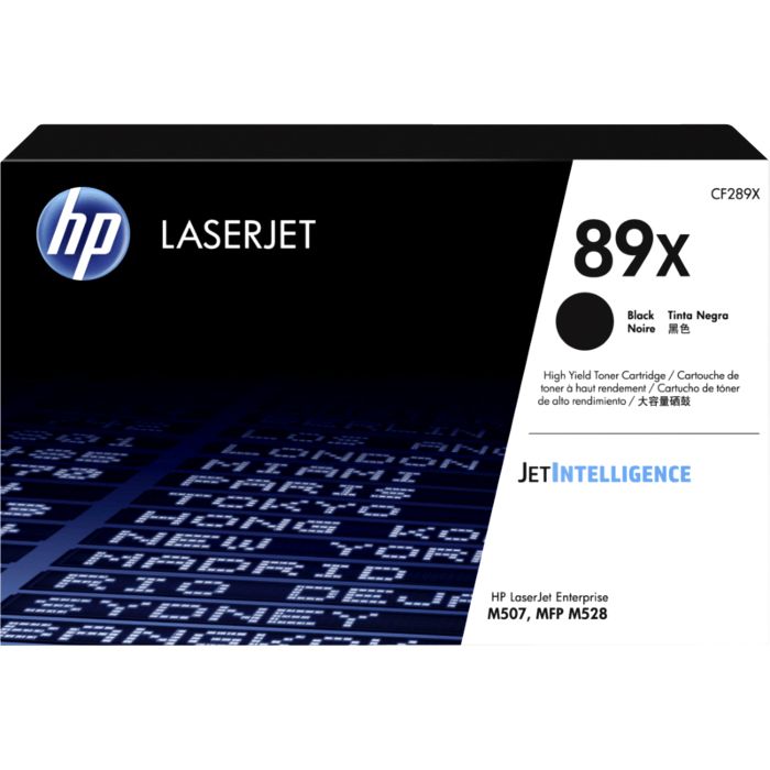 HP - toner 89X, 10,000 pages, OEM CF289X, black