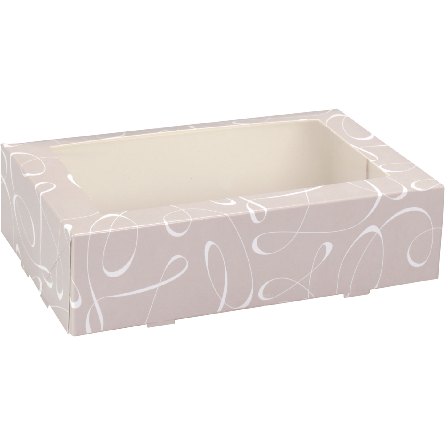 Klika - Pastry box | Swirl | carton + PET | 19x12.5x5cm | with window | 200 pieces
