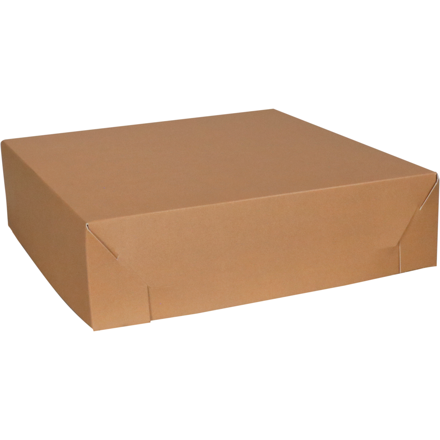 Klika - Caja de cuello de cisne | cartón | 34x34x9cm | marrón | 50 piezas