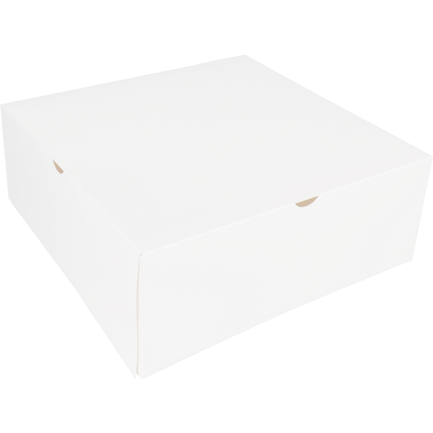 Klika - Caja pastelera | cartón | 26x26x10cm | sin ventana | blanco | 100 piezas