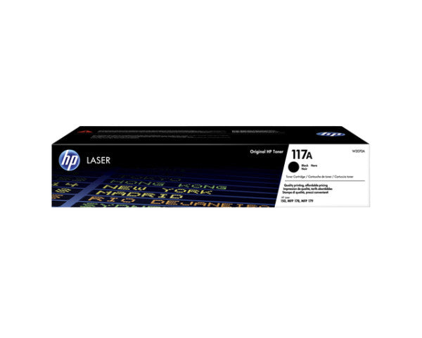 HP - Tonercartridge W2070A 117A zwart