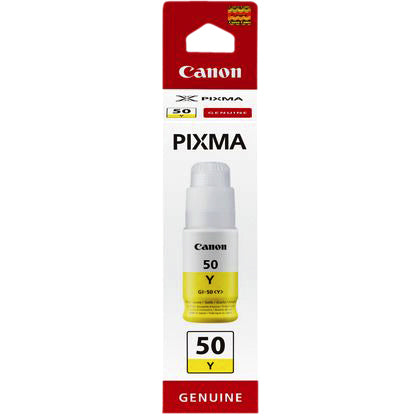 Canon - Bottle of refill ink GI-50 yellow